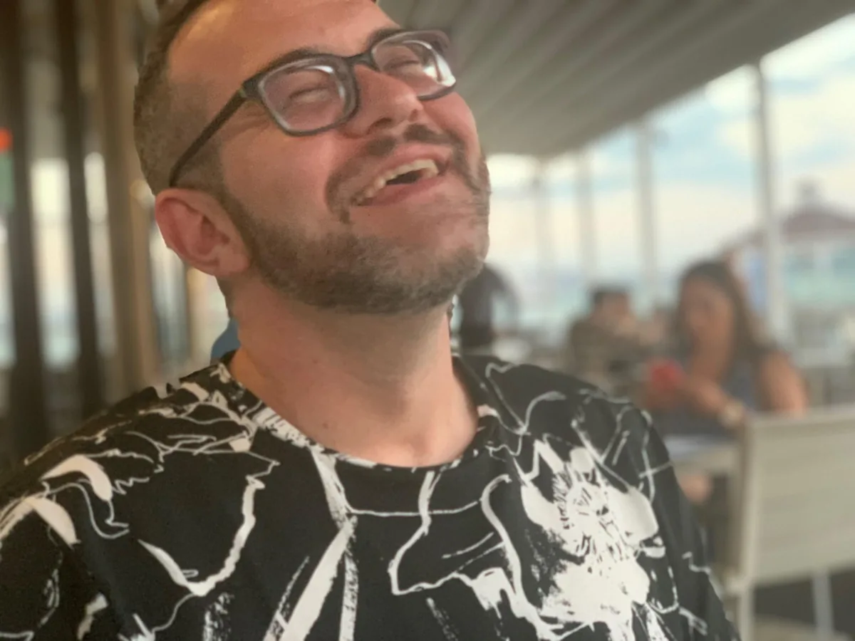 Kyle Kane laughing